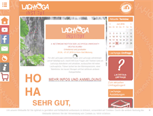 Tablet Screenshot of lachyoga-institut.com